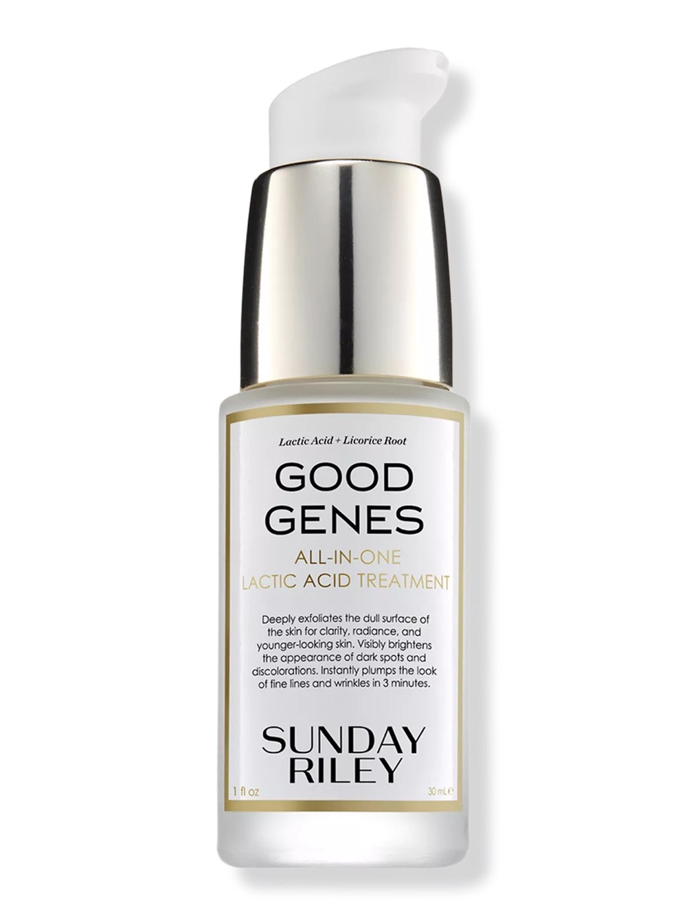 NIB Sunday Riley Good Genes Lactic Acid Face Treatment w Licorice, AHA, and Aloe